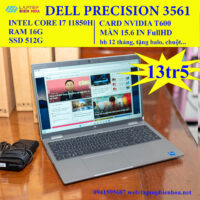 DELL PRECISION 3561 i7 11850H, RAM 16GB, SSD 512GB, 15.6″ FullHD, VGA Nvidia T600 4GB
