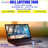 Laptop Dell Latitude E7490 i7 8650U Ram 8g SSD 256g Màn 14in FullHD